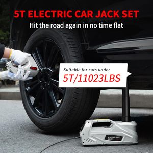 Potable 5Ton 12V Automatic <strong>Electric</strong> Hydraulic <strong>Car</strong> <strong>Jacks</strong> Lift Kit with Impact Wrench for <strong>Car</strong> Lift