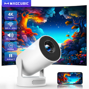 Magcubic HY300 Pro+ Smart Android 11 Tragbarer Projektor Neuer Heimkino-Mini-Projektor mit WiFi6 - Product Image 1