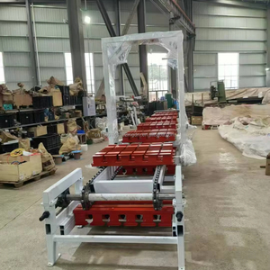 Moderna macchina automatica a blocchi cavi a risparmio di manodopera con palettatura in mattoni e linea di reggette per imballaggi in mattoni di cemento - Product Image 5