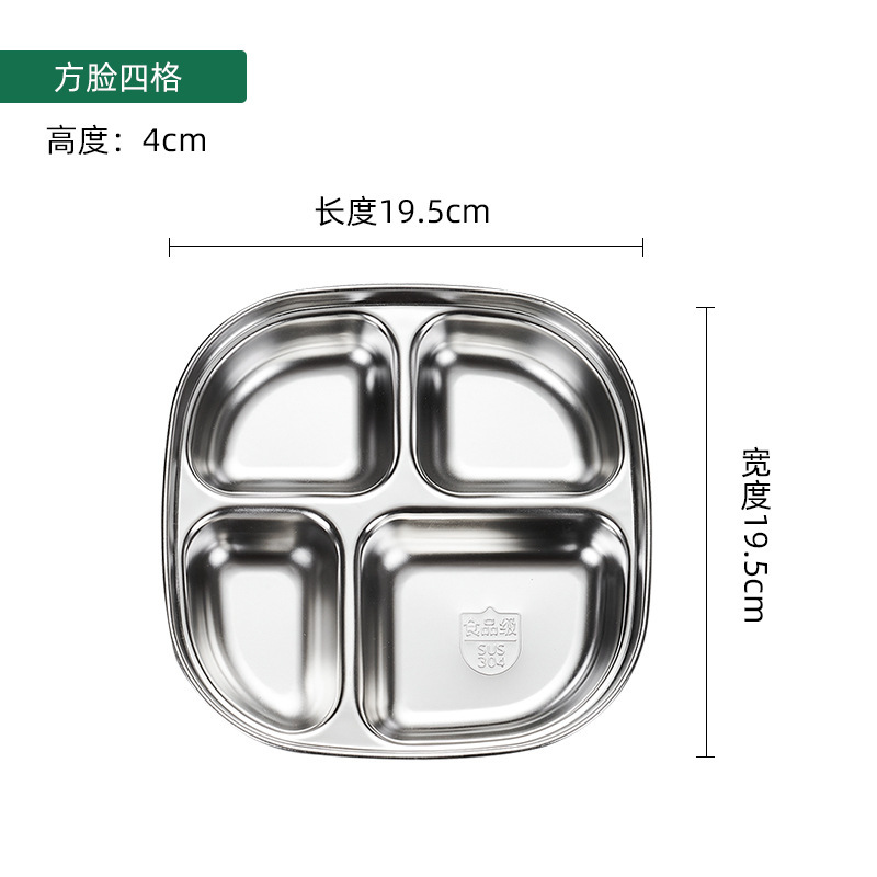 Visage carré quatre grilles