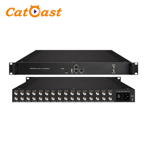 16 FTA <strong>DVB</strong>-C <strong>DVB</strong>-S2 <strong>DVB</strong>-<strong>T</strong> ATSC Tuner to IP Gateway with 512 SPTS and 16 MPTS <strong>IPTV</strong> Gateway - Product Image 3