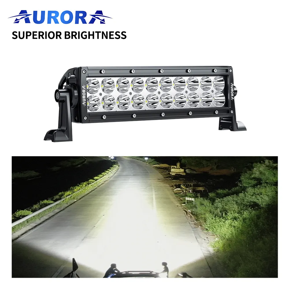 Auxtings-pièces d'éclairage Led 5w 10 "pour ATV, barre lumineuse 4x4, barre de lumière, LED, Quad rangée, lampe de conduite, projecteur, faisceau Combo