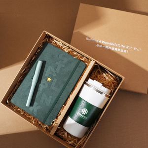 Grosir Set hadiah item Notebook bisnis promosi hadiah Notebook beludru Belanda mudah terurai kustom hadiah untuk kantor - Product Image 5