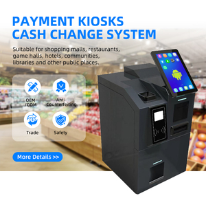 Quiosco de máquina ATM con software para restaurante de 10,1 pulgadas y 15,6 pulgadas, quioscos de pago POS con dispensador de efectivo, escáner de código QR - Product Image 4