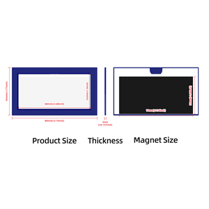 Từ dấu hiệu chủ Pallet giá từ nhãn chủ rõ ràng hiển thị Khung dễ dàng phía trước mở cho cửa sổ cửa văn phòng lịch trình - Product Image 3
