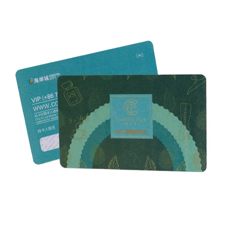 CR80 Full color printing plastic pvc membership gift card with white signature stripe