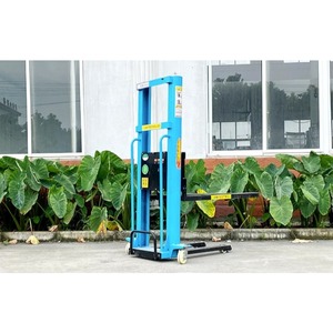 Carretilla elevadora hidráulica de elevación y manejo semieléctrica de carga y descarga automática de 1 tonelada - Product Image 2