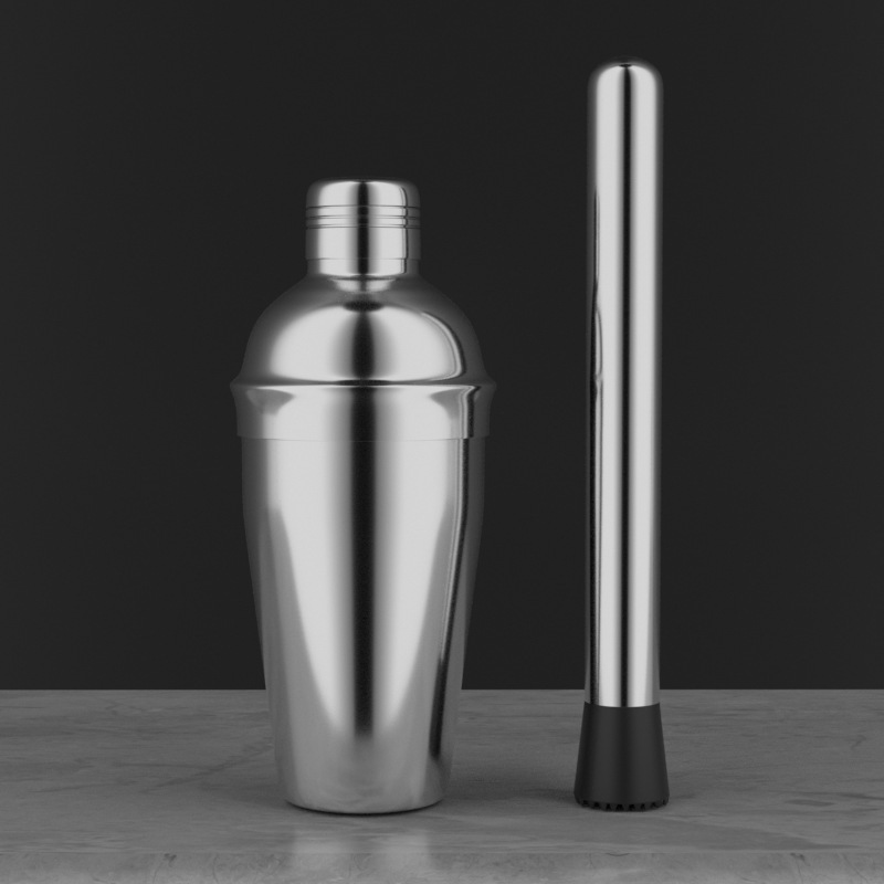 Set da 2 pezzi: pressino per tazza in acciaio da 550 ml