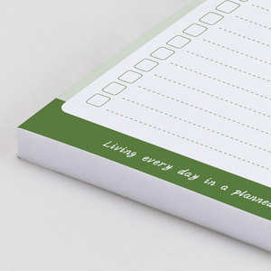 Bloc de notas personalizado impreso con logotipo A5 Bloc de notas de papel para páginas forradas de oficina Bloc de notas promocional - Product Image 4