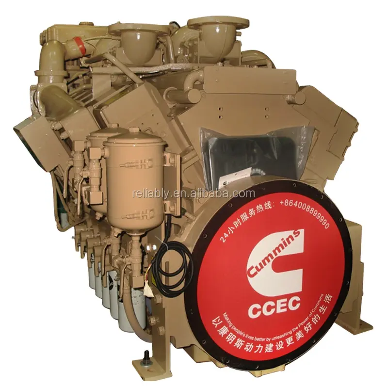 Für Cummins KT38-DM SO60177 CCEC Marine Dieselmotor Kta38 970kw/1300hp Boot/Yacht/Schiff Verkauf Kenia Jemen