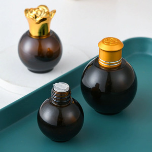 New Amber Double <strong>Gourd</strong> Bottle 10ml 20ml 30ml 50ml Essential <strong>Oil</strong> Adjustable Essential <strong>Oil</strong> Bottle - Product Image 4