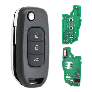 Chiave a distanza Flip FSK a 3 pulsanti 434MHz per Renault Megane 4 captur Kadjar Symbol con Chip HiTag AES 4A muslimah - Product Image 6