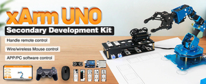 Unmontierter XArm UNO 6DOF Roboterarm Mechanischer Arm mit Sekundärentwicklungs-Sensor-Kit für Arduino
