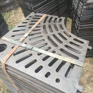铸铁雨水格栅盖护栏架和大门金属水池格栅镀板，用于道路应用树木保护 - Product Image 6