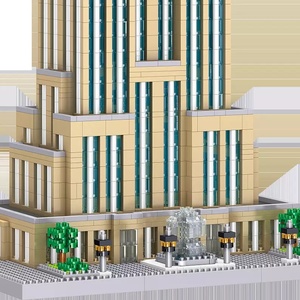 2022 חדש עזיבות אימפריה מדינה פלסטיק ארכיטקטורת יהלומים לבנים 3D דגם מיקרו אבני בניין לקישוט מתנות