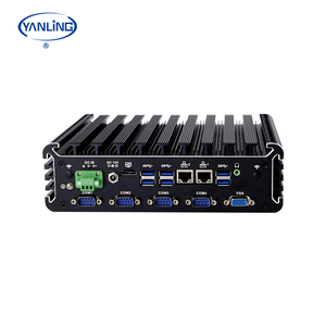 コア第11世代新デザインファンレス産業用コンピューターデュアルギガビットLAN 9-36V入力6 COMポートHD組み込みシステムオートメーション - Product Image 1