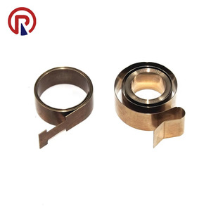 Hot bán tùy chỉnh lưỡng kim bistable Ribbon phẳng Xoắn Xoắn xoắn ốc cáp không đổi mô-men xoắn cuộn dây đồng hồ mùa xuân - Product Image 1