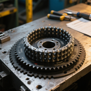 Hiệu suất cao truyền song công chuỗi Con lăn thép không gỉ 15 20% độ bền kéo cao hơn độ chính xác gia công tiếng ồn thấp - Product Image 2