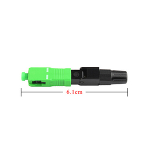 ตัวเชื่อมต่อสาย FTTH SC APC ตัวเชื่อมต่อแบบรวดเร็วหัวต่อแบบเร็ว sc/apc สีเขียว - Product Image 5