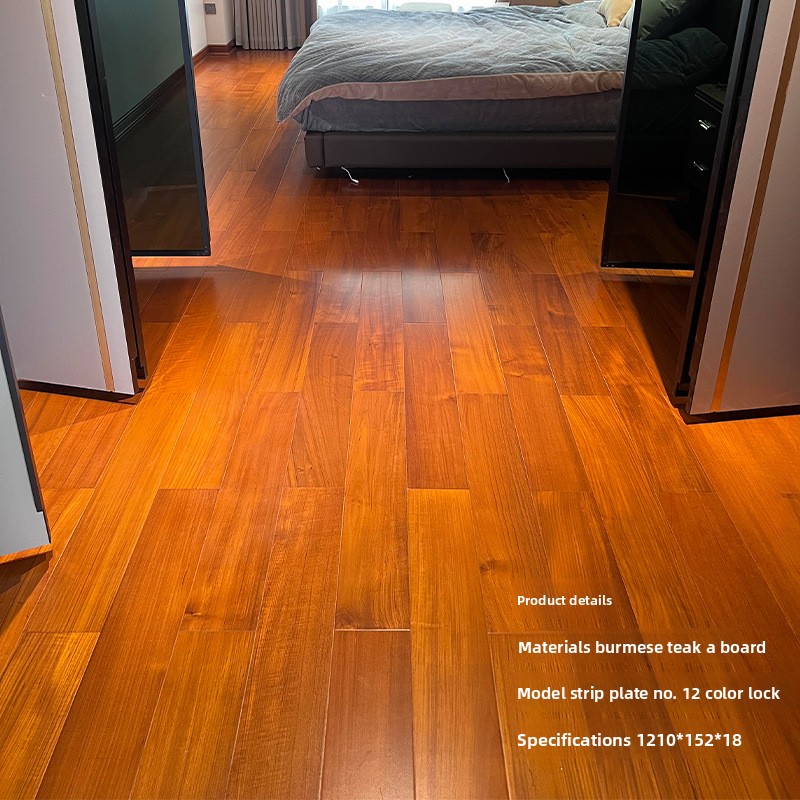 Myanmar teak, measuring 2.4 meters in length