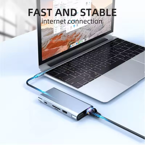 11 in 1 Hub tipo C a HD VGA adattatore RJ45 Lan Ethernet SD TF PD USB3.0 3.5mm Jack Audio Video USB c Hub accessori per Computer - Product Image 2