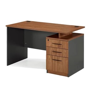 Muebles de oficina para el hogar, escritorio de computadora ejecutivo en forma de L MDF, mesa de computadora de escritorio grande con cajones - Product Image 2