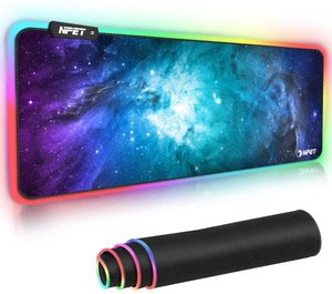 RGB Gaming <strong>Mouse</strong> Pad Soft Oversized Glowing Extended LED Mousepad Touch <strong>Control</strong> Anti-Slip Rubber Base <strong>Computer</strong> <strong>Keyboard</strong> <strong>Mouse</strong> Ma - Product Image 1