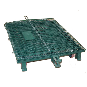 Almacenes apilables plegables de alta calidad y jaulas de almacenamiento logístico caja de malla de palé de malla de alambre - Product Image 2