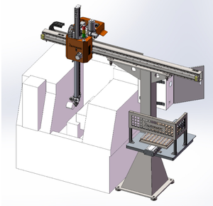 CNC Auto <strong>Loading</strong> and <strong>Unloading</strong> Robot Arm - Product Image 1