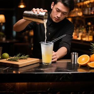 โรงงานออกแบบใหม่ Mixology ชุดบาร์เทนเดอร์ 10 ชิ้นเครื่องมือบาร์อุปกรณ์เสริม Jigger ค็อกเทล Shaker ชุดของขวัญชุดบาร์ - Product Image 5