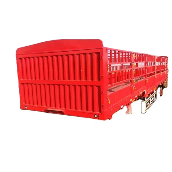 13m semirimorchio pianale magazzino griglia semirimorchio trasporto 20ft 40ft Container