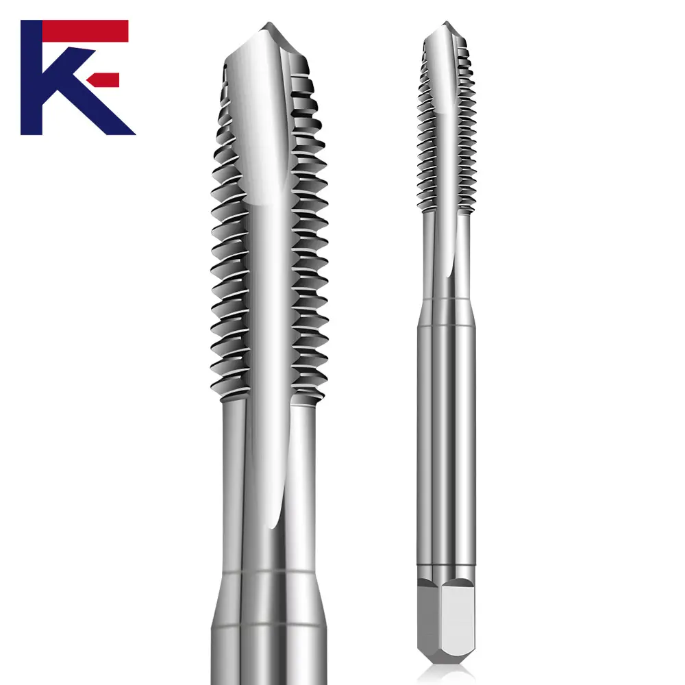 KF Spiral Point Tap Screw Thread Tap High Speed Steel Tungsten Steel Screw Tap Tool