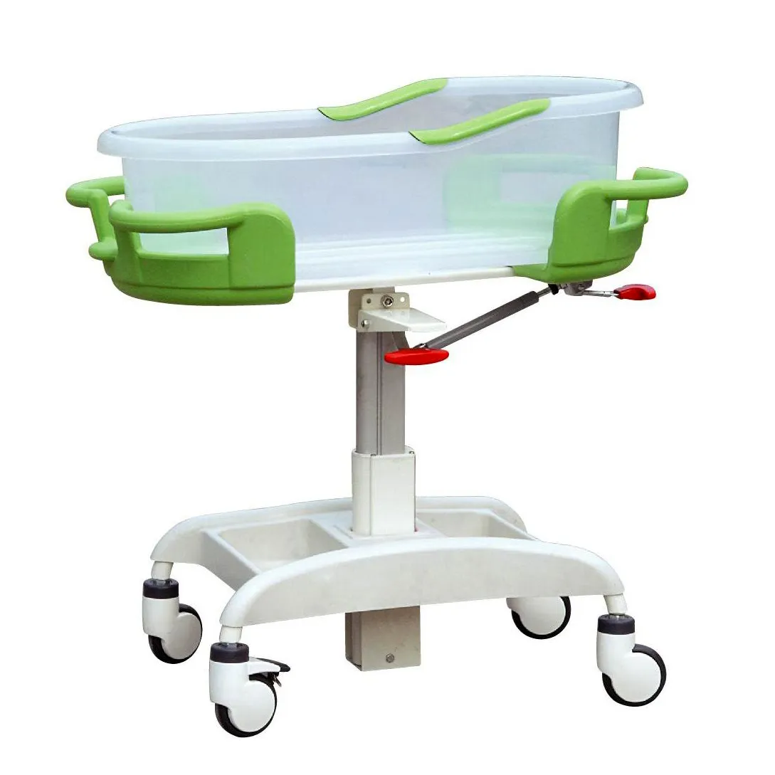 Carrello mobile di plastica del Crach del bambino della mobilia della clinica medica per l'area di lavaggio dei neonati