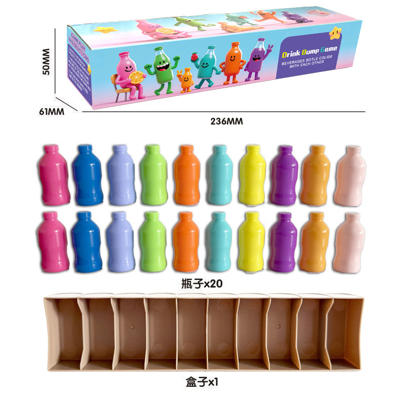Jeu d'association de bouteilles
