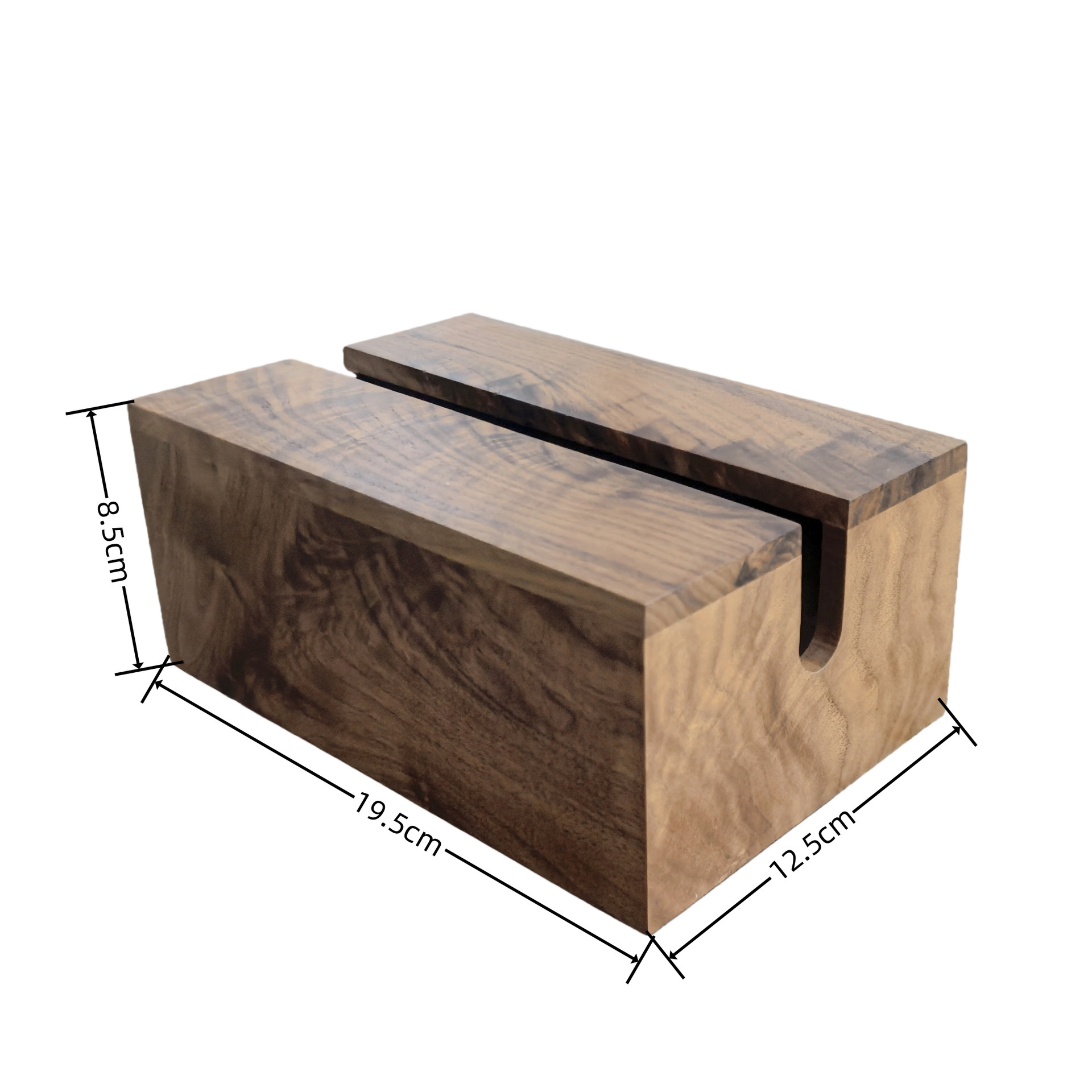 Gold-patterned single-line tissue box