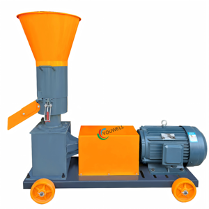 Mới bền quay Thức ăn viên máy cho gà/vịt/Lợn/gia súc/cá năng suất cao 150-300 Công suất kg/giờ dễ dàng hoạt động - Product Image 1