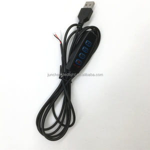 Удобный Usb светодиодный контроллер DC 5 В светодиодный диммер 3-контактный сенсорный кнопочный переключатель для светодиодной ленты USB переключатель диммер - Product Image 4