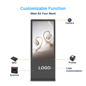 Odm OEM IP65 không thấm nước kỹ thuật số biển hiển thị Totem quảng cáo màn hình ngoài trời 2000nits LCD tương tác màn hình cảm ứng kiosk - Product Image 3