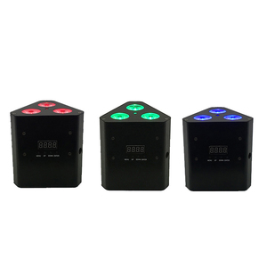 Mini led par ışık 3X10W RGB 3in1 IR uzaktan kumanda pili dmx512 düğün sahne uplight - Product Image 2