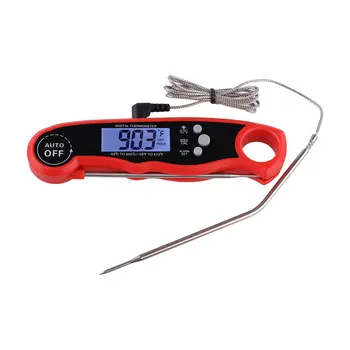 2 in 1 Dual-Sonde Digitischer Kochthermometer mit Magnet für Rindfleisch Türkei Brot Fleisch Küchenofen-Thermometer