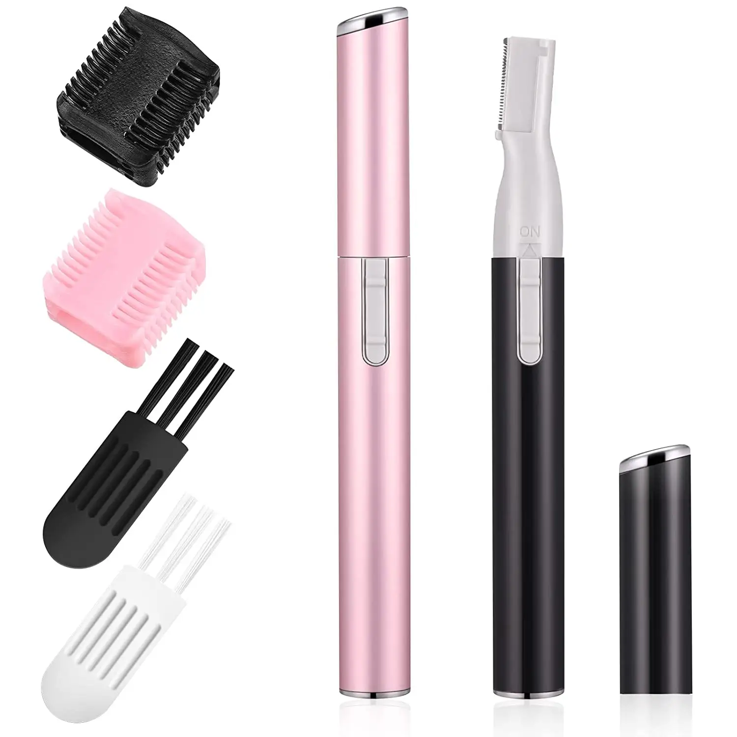 Electric Eyebrow Trimmer Razor for Women Hair Trimmer Shaver Facial Hair Remover with Comb No Pulling Sensation Painless