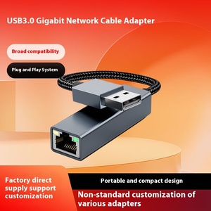 USB3.0 Gigabit cavo di rete adattatore Desktop Computer portatile USB RJ45 convertitore di tipo C interfaccia schede di rete Wireless esterne - Product Image 2