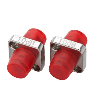 FC UPC Fixed Flange-Mount 1dB 5dB 10dB FC UPC Attenuation Connectors FC Large <strong>D</strong> Round Head Optical Attenuator - Product Image 1
