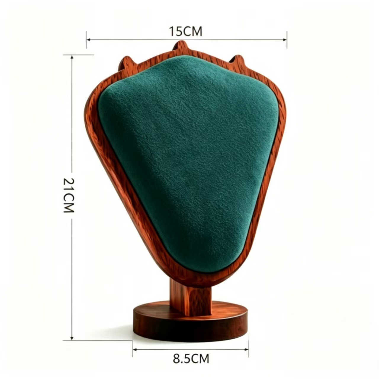 Walnut wood grain dark green