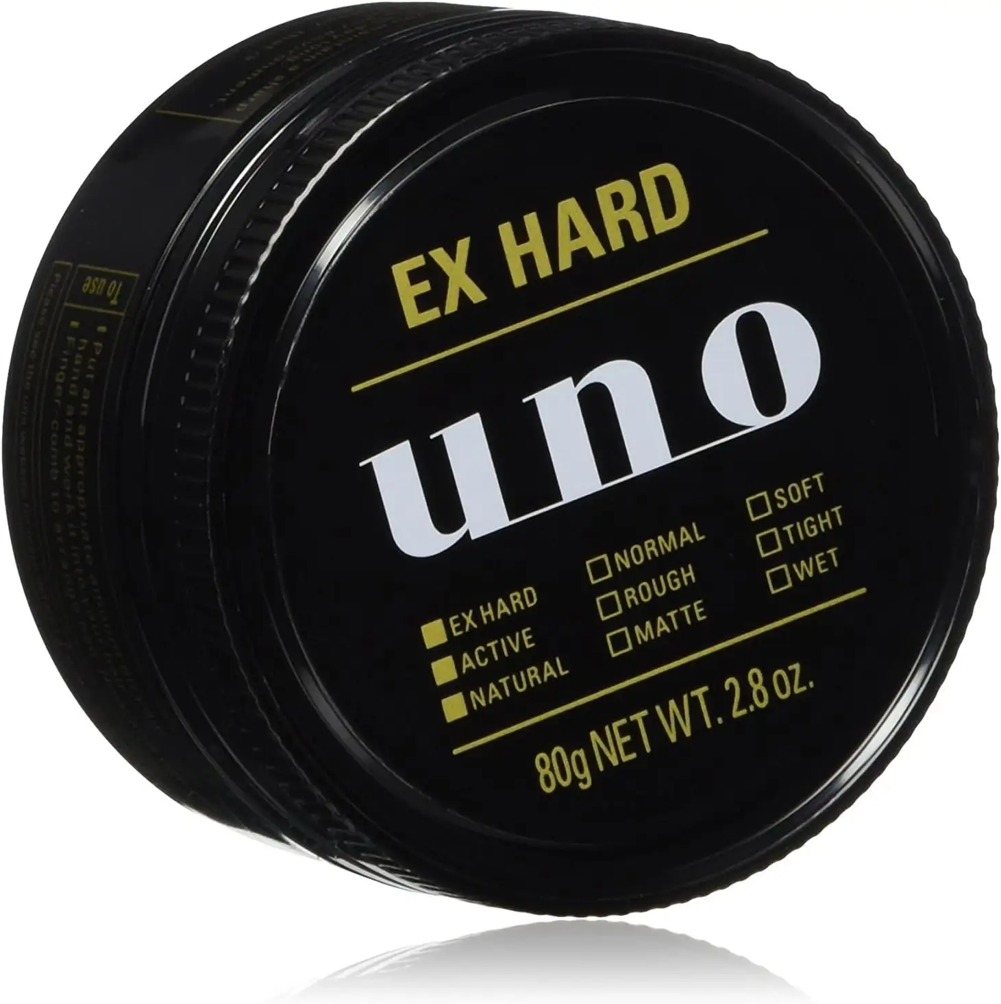 UNO 80G Xtreme Cire pour cheveux d'argile au look dur et sec pour hommes