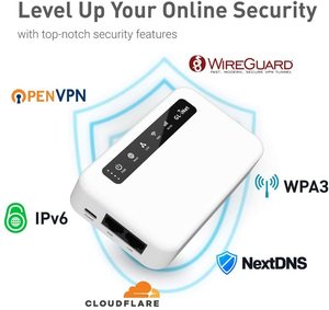 Módulo de OpenVPN inalámbrico portátil WireGuard, batería de 7000mAh instalada, enrutador OpenWrt de tarjeta SIM 4G LTE - Product Image 5
