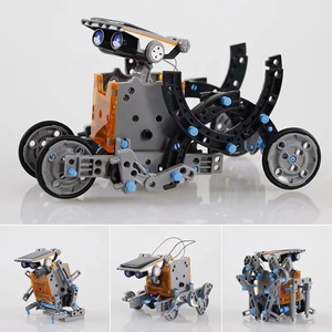 2024新しい科学実験13in1ソーラーロボット月探査艦隊ロボット組み立ておもちゃDiy教育玩具 - Product Image 4