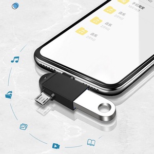 อุปกรณ์แปลง Micro USB OTG แบบ2ใน1,ตัวเชื่อมต่ออะแดปเตอร์ USB 3.0ตัวผู้เป็น USB Type C ไมโคร USB Type C สำหรับแอนดรอยด์ - Product Image 6
