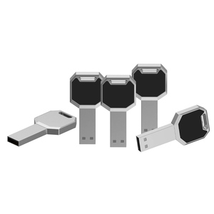新的小工具LED标志点亮USB棒创意迷你USB笔驱动器带发光标志发光 - Product Image 3