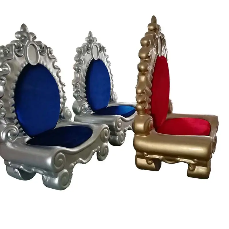 Großhandel Schöne Bequeme Moderne Möbel Kunst Freizeit Lounge Fiberglas Statue Hocker Royal King Throne Stühle